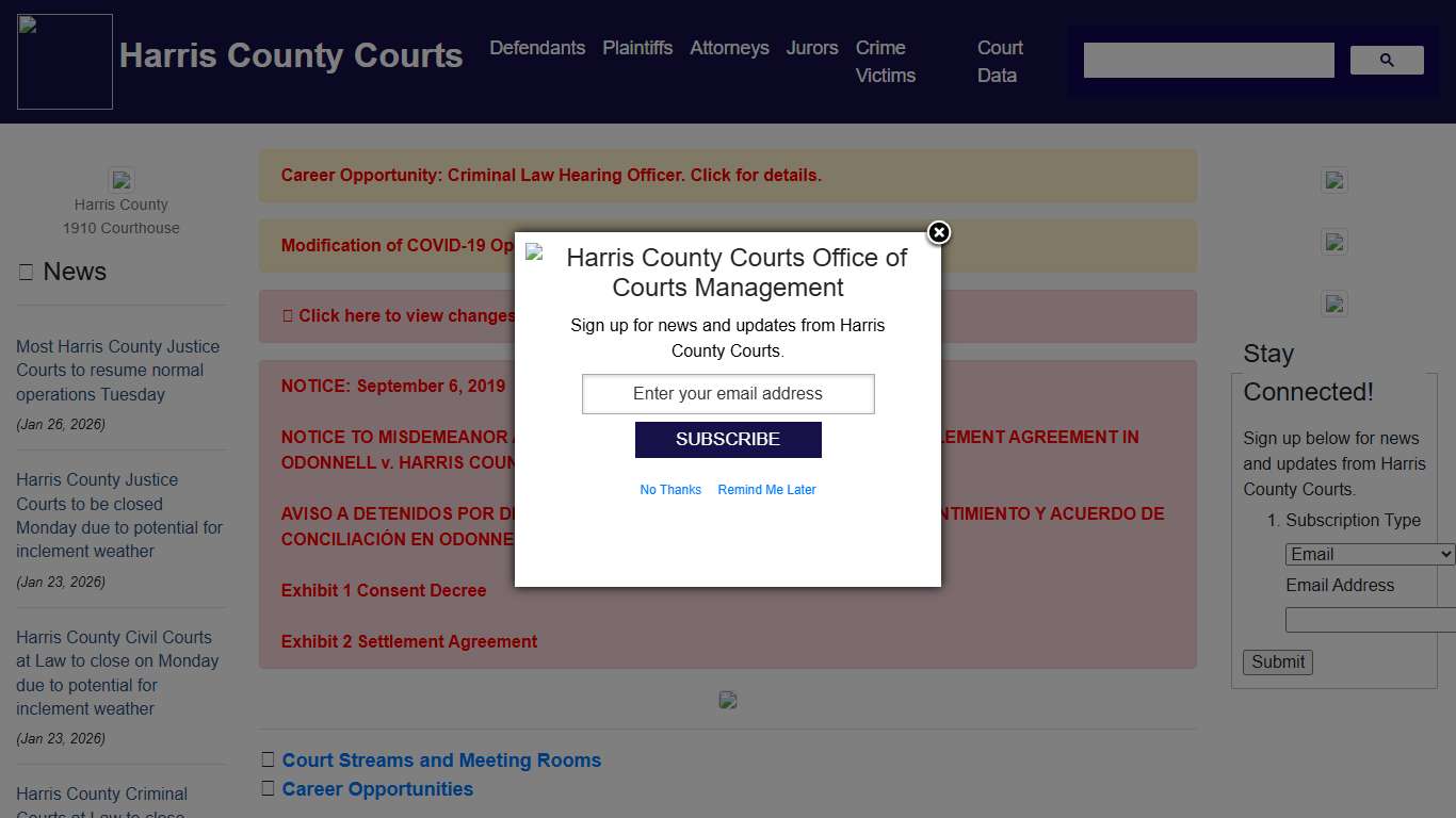 Harris County Courts